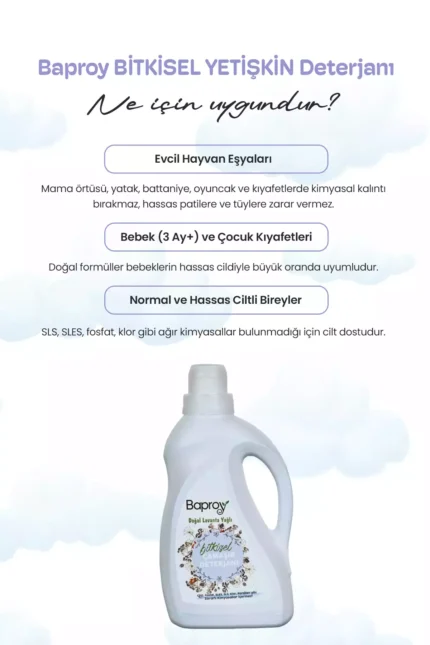 Baproy Bitkisel Çamaşır Deterjanı - Görsel 5
