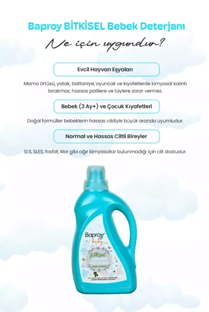 Baproy Bitkisel Bebek Deterjanı - Görsel 5