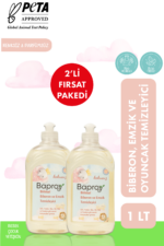 Baproy %100 Doğal Bebekler Için Bitkisel Biberon Emzik Temizleyicisi 500 ml * 2 Adet Toplam 1000ml