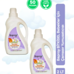 Baproy Baby Bebekler İçin Doğal Lavanta Yağlı Bitkisel Çamaşır Yumuşatıcısı 2’li Set - Toplam 2 Litre
