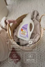 Baproy Baby Bebekler İçin Doğal Lavanta Yağlı Bitkisel Çamaşır Yumuşatıcısı 2’li Set - Toplam 2 Litre - Görsel 5